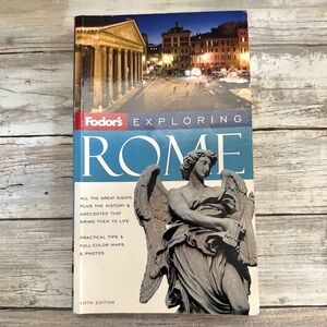 Fodor’s 5th Edition Exploring Rome Guidebook 2001 Vintage Travel Guide